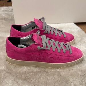 P448 Pink Suede Women's Sneakers